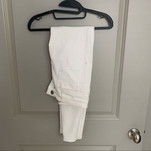 FP White High Rise Jeans